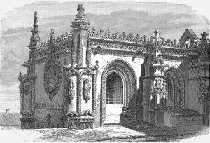 Lisbon Prints: The Casa do Capitulo; Excursions near Lisbon, 1875. Creator: Unknown