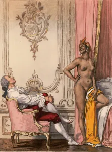 Romance Prints: Casanova with a young North African woman