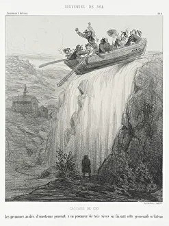 Periodical Prints: Cascade de Coo. Les personnes avides d'émotions peuvent s'en procurer de très vives