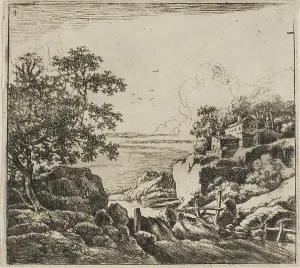 Weir Prints: The Cascade, from the series Set of Landscapes, n.d. Creator: Herman Naijwincx