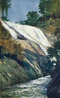 A Cascade at Tijuca, Rio, 1914