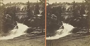 Carleton Emmons Watkins Gallery: Cascade Between the Vernal and the Nevada Falls, Yosemite Valley, Mariposa County, Cal