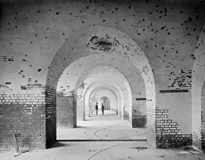 Georgia Prints: Within the casements, Fort Pulaski, Savannah, Ga. c1907. Creator: Unknown