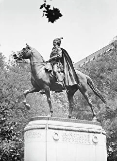 Cavalry Collection: Casimir Pulaski - Equestrian statues in Washington, D.C., between 1911 and 1942