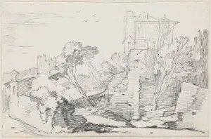 Casino Farnese on the Palatine Hill, Rome, 1744/1750. Creator: Joseph-Marie Vien the Elder