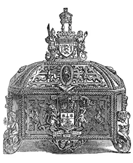 Fishmongers Company Prints: Casket of Address Presented by the Fishmongers Company to Sir Moses Montefiore