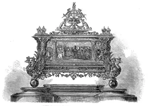 Enamel Prints: Casket for the City of London Address to the Emperor of Russia, 1874. Creator: Unknown