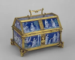 David Collection: Casket with Scenes of David and Solomon, Limoges, c. 1550