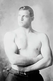 Muscular Prints: Caspar DeLeon, between c1910 and c1915. Creator: Bain News Service