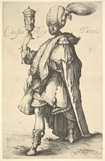 Caspar, after a series of the three magi by Jacques Bellange. Creator: Jacques Bellange