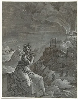 Hector Prints: Cassandra predicts the downfall of Troy