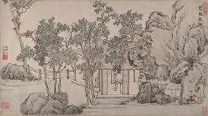 Pavilion Prints: The Cassia Grove Studio, ca. 1532. Creator: Wen Zhengming