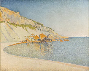 Pointillism Gallery: Cassis, Cap Lombard, Opus 196, 1889. Artist: Signac, Paul (1863-1935)