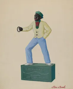 Cast Iron Dobbie, c. 1936. Creator: Rex F Bush