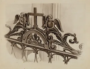 Al Curry Collection: Cast Iron Ornament, c. 1936. Creator: Al Curry