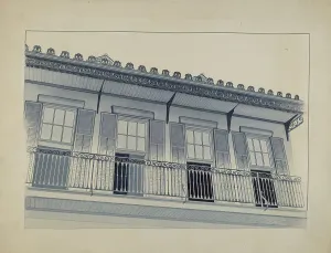 Joseph L Prints: Cast Iron Work, c. 1936. Creator: Joseph L. Boyd