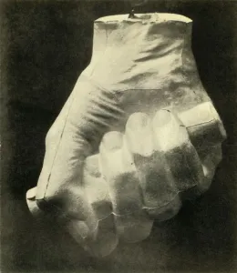 Ludwig Prints: Cast of Lincolns Right Hand, 1860, (1930). Creator: Unknown