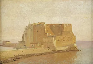 Kobke Christen Prints: Castel dell'Ovo in Naples, 1839-1840. Creator: Christen Købke