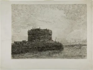 Castel Santangelo Prints: Castel Sant'Angelo, 1746. Creator: Alexander Cozens
