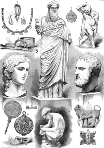Etruria Prints: The Castellani Collection in the British Museum, 1876. Creator: Unknown