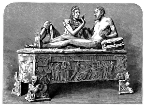 Etruria Prints: The Castellani Collection in the British Museum - Etruscan sarcophagus