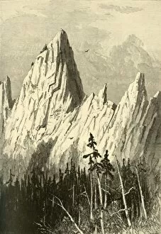 Granite Gallery: Castellated Rock, 1872. Creator: John Filmer