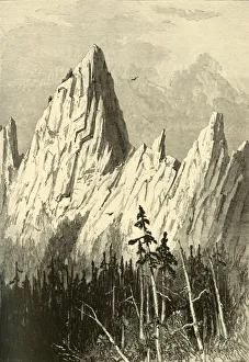 Granite Gallery: Castellated Rock, 1872. Creator: John Filmer