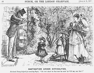 Watering Can Gallery: Castigation Under Difficulties, 1870