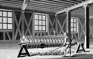 Casting Prints: Casting cannon, 1751-1780