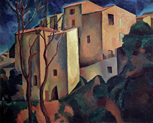 Derain Prints: The Castle, 1910. Creator: Andre Derain. The Castle, 1910. Creator: Andre Derain