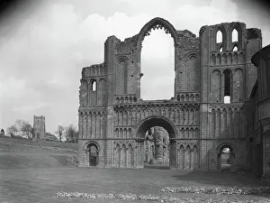 Eleventh Century Prints: Castle Acre Priory ruins, Norfolk, c1955. Creator: Arthur Charles Kirby Ware