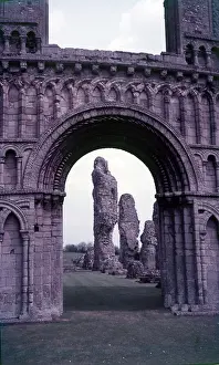 Eleventh Century Prints: Castle Acre Priory Ruins, Norfolk, c1955. Creator: Arthur Charles Kirby Ware