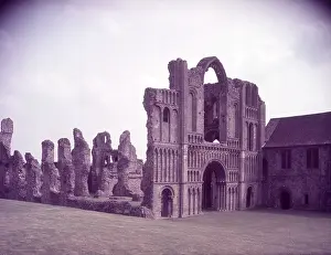Eleventh Century Prints: Castle Acre Priory Ruins, Norfolk, c1955. Creator: Arthur Charles Kirby Ware