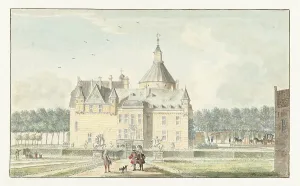 De Beyer Jan Prints: The castle in Anholt, 1737. Creator: Jan de Beyer