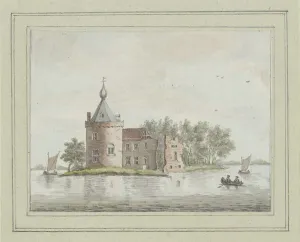 De Beyer Jan Prints: Castle Bylandt, 1734. Creator: Jan de Beyer