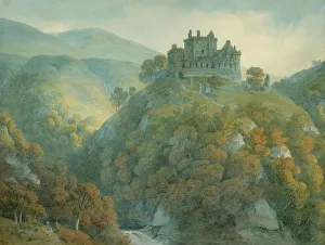 Clark Art Institute Prints: Castle Campbell, Clackmannanshire, 1813. Creator: Hugh William Williams