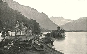 Waterlow And Sons Ltd Prints: The Castle at Chillon, Switzerland, 1895. Creator: Unknown