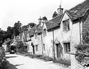 Wiltshire Prints: Castle Coombe, Somerset, c1955. Creator: Arthur Charles Kirby Ware