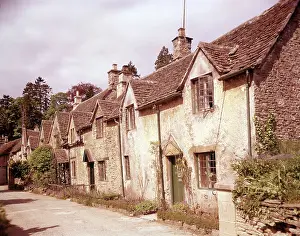 Cottages Prints: Castle Coombe, Somerset, c1955. Creator: Arthur Charles Kirby Ware