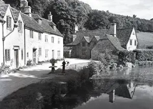 Peaceful Prints: Castle Coombe, Wiltshire, c1955. Creator: Arthur Charles Kirby Ware