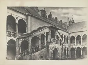 Staircase Prints: Castle courtyard, Baranow Sandomierski. Creator: Unknown