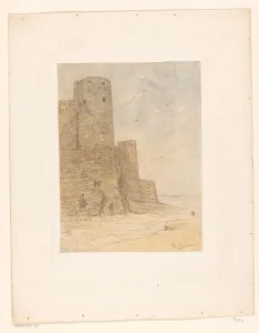 Castle in the desert, 1890-1930. Creator: Philip Zilcken