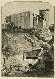 Robert I Prints: The Castle of Falaise and Fountain of Arlette, 1890. Creator: Unknown