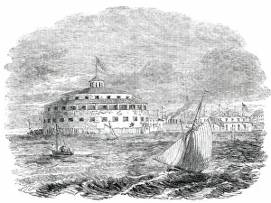 Barnum Phineas Taylor Prints: Castle Garden, New York, 1850. Creator: Unknown