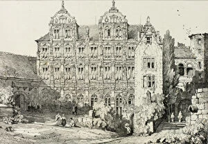 Landscapeprints And Drawings Gallery: Part of the Castle at Heidelberg, 1833. Creator: Samuel Prout