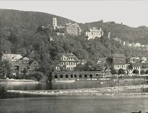 Baden Wurttemberg Prints: The Castle, Heidelberg, Germany, 1895. Creator: W &s Ltd