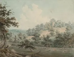 Pasture Prints: Castle on Hill, 1796. Creator: Edward Dayes