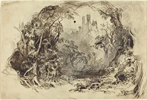 Caney Robert Prints: Castle On A Hill (Set for Sleeping Beauty and the Beast'?)