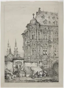 Castle of Martinsburg, Mainz, Germany, 1833. Creator: Samuel Prout (British, 1783-1852) Castle of Martinsburg, Mainz, Germany, 1833. Creator: Samuel Prout (British, 1783-1852)