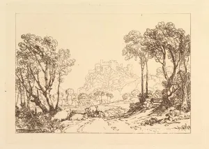 Outcrop Prints: The Castle above the Meadows (Liber Studiorum, part II, plate 8), 1808